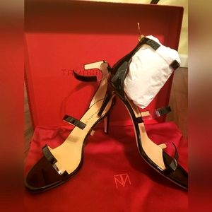 Tamara Mellon Frontline 75 Black Patent